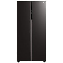  Midea Refrigerator | MDRS619FIE28 | Energy efficiency class E | Free standing | Side by side | Height 177.5 cm | No Frost system | Fridge net capacity 271 L | Freezer net capacity 189 L | Display | 41 dB | Black