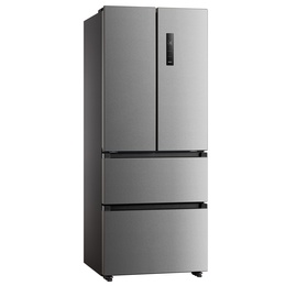  Midea Refrigerator | MERF402FIE02 | Energy efficiency class E | Free standing | Combi | Height 178 cm | No Frost system | Fridge net capacity 244 L | Freezer net capacity 147 L | Display | 41 dB | Stainless steel