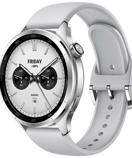 Viedpulksteni Xiaomi Watch S4 | Smart watch | GPS (satellite) | AMOLED | 1.43 | Waterproof | Silver  Hover