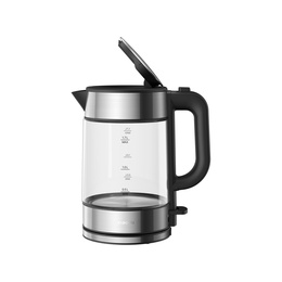 Tējkanna Xiaomi | Electric Glass Kettle EU | Electric | 2200 W | 1.7 L | Glass | 360° rotational base | Black/Stainless Steel