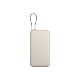  Xiaomi 33W Power Bank (Integrated Cable) | 20000 mAh | USB-C/USB-C cable/USB-A | Tan