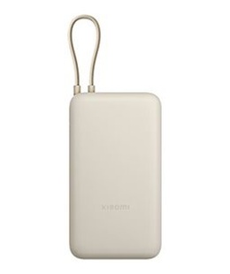  Xiaomi 33W Power Bank (Integrated Cable) | 20000 mAh | USB-C/USB-C cable/USB-A | Tan  Hover