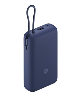  Xiaomi 33W Power Bank (Integrated Cable) | 20000 mAh | USB-C/USB-C cable/USB-A | Blue  Hover