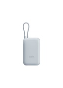  Xiaomi Power Bank (Integrated Cable) | 10000 mAh | USB-A/USB-C/USB-C cable | Ice Blue
