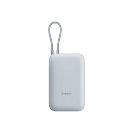 Xiaomi Power Bank (Integrated Cable) | 10000 mAh | USB-A/USB-C/USB-C cable | Ice Blue