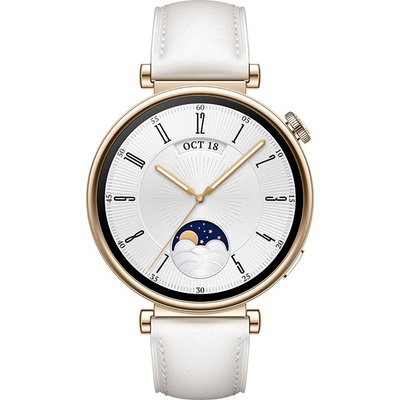 Viedpulksteni GT 4 (41mm) | Smart watch | GPS (satellite) | AMOLED | 1.32″ | Waterproof | White