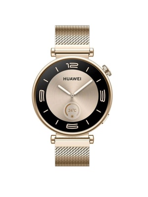 Viedpulksteni GT 4 (41mm) | Smart watch | GPS (satellite) | AMOLED | 1.32” | Waterproof | Gold Milanese  Hover