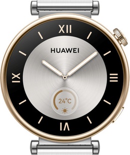 Viedpulksteni Huawei GT 4 (41mm) Smart watch GPS (satellite) AMOLED 1.32″ Waterproof Stainless Steel  Hover