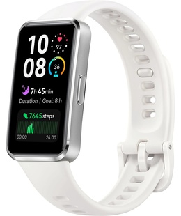 Viedpulksteni Huawei Band 10 | 1.47 inch AMOLED | Touchscreen | Heart rate monitor | Waterproof | Bluetooth | White  Hover