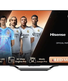Televizors Hisense Mini LED TV | 65U7NQ | 65 | Smart TV | VIDAA Smart OS | 4K UHD | Black  Hover