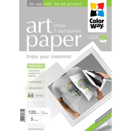  ART | 120 g/m² | A4 | Photo Paper T-shirt transfer (white)