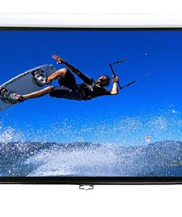 Elite Screens | Manual Series | M100XWH | Diagonal 100  | 16:9 | Viewable screen width (W) 221 cm | White  Hover