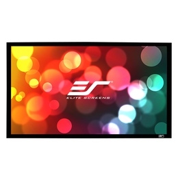  Elite Screens | SableFrame Series | ER100WH1 | Diagonal 100  | 16:9 | Viewable screen width (W) 221 cm | Black