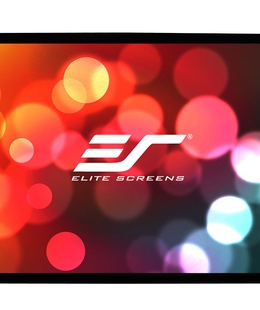  Elite Screens | SableFrame Series | ER100WH1 | Diagonal 100  | 16:9 | Viewable screen width (W) 221 cm | Black  Hover