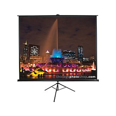 Elite Screens | Tripod Series | T113UWS1 | Diagonal 113 | 1:1 | Viewable screen width (W) 203 cm | Black