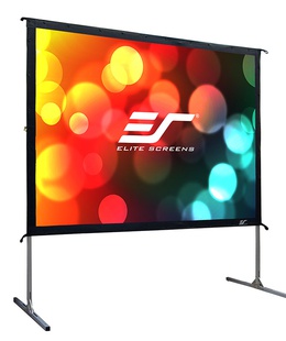 Elite Screens | Yard Master 2 Mobile Outdoor screen CineWhite | OMS100H2 | Diagonal 100  | 16:9 | Viewable screen width (W) 222 cm  Hover