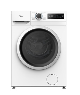 Veļas mazgājamā  mašīna Midea Washing Machine | MF110W80BA10/W-HR | Energy efficiency class A | Front loading | Washing capacity 8 kg | 1400 RPM | Depth 48 cm | Width 60 cm | Display | LED | Steam function | White  Hover