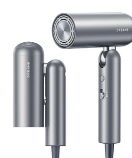 Fēns Dreame | Hair dryer | AHD51 Pocket Pro | 1300 W | Number of temperature settings 5 | Ionic function | Gray  Hover