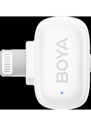 Austiņas Boya | Mini-13 Ultracompact 2.4GHz Wireless Microphone System with lightning+USB-C | White Hover