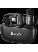 Austiņas Boya | Mini-15 Ultracompact 2.4GHz Wireless Microphone System with Lightning plug | Black
