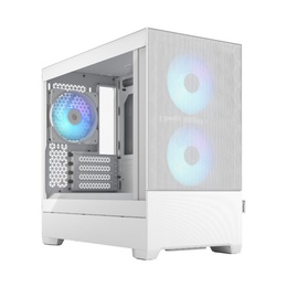 Fractal Design | Pop Mini Air RGB | Side window | White TG Clear Tint | mATX