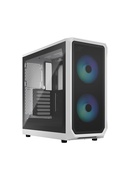 Fractal Design | Focus 2 | Side window | RGB White TG Clear Tint | Midi Tower | Power supply included No | ATX
