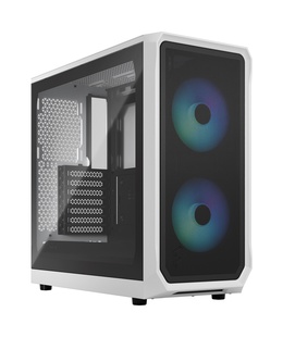 Fractal Design | Focus 2 | Side window | RGB White TG Clear Tint | Midi Tower | Power supply included No | ATX  Hover