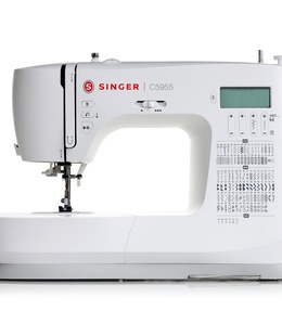  Singer | Sewing Machine | C5955 | Number of stitches 417 | Number of buttonholes 8 | White  Hover