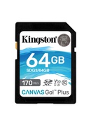  Kingston Canvas Go! Plus 64 GB SD Flash memory class 10