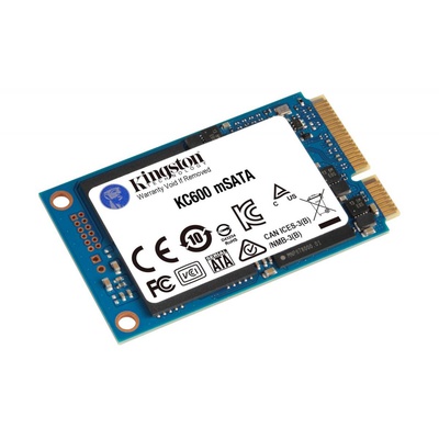  Kingston | KC600 | 256 GB | Solid-state drive interface mSATA | Read speed 550 MB/s | Write speed 500 MB/s