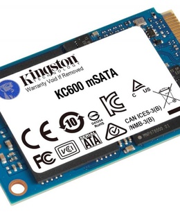  Kingston | KC600 | 512 GB | Solid-state drive interface mSATA | Read speed 550 MB/s | Write speed 520 MB/s  Hover