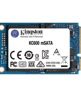  Kingston | KC600 | 1000 GB | Solid-state drive interface mSATA | Read speed 550 MB/s | Write speed 520 MB/s  Hover