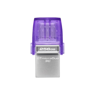  Kingston | DataTraveler | DT Micro Duo 3C | 256 GB | USB Type-C and Type-A | Purple