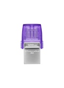  Kingston | DataTraveler | DT Micro Duo 3C | 128 GB | USB Type-C and Type-A | Purple