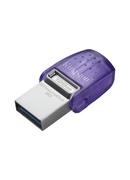  Kingston | DataTraveler | DT Micro Duo 3C | 128 GB | USB Type-C and Type-A | Purple Hover