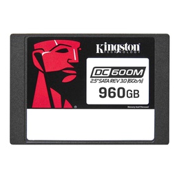  Kingston DC600M | 960 GB | SSD form factor 2.5 | Solid-state drive interface SATA Rev. 3.0 | Read speed 560 MB/s | Write speed 530 MB/s