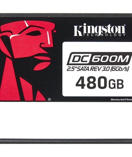  Kingston DC600M | 480 GB | SSD form factor 2.5 | Solid-state drive interface SATA Rev. 3.0 | Read speed 560 MB/s | Write speed 530 MB/s  Hover