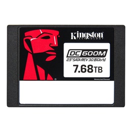  Kingston DC600M | 7680 GB | SSD form factor 2.5 | Solid-state drive interface SATA Rev. 3.0 | Read speed 560 MB/s | Write speed 530 MB/s