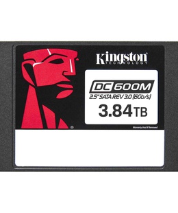  Kingston DC600M | 3840 GB | SSD form factor 2.5 | Solid-state drive interface SATA Rev. 3.0 | Read speed 560 MB/s | Write speed 530 MB/s  Hover