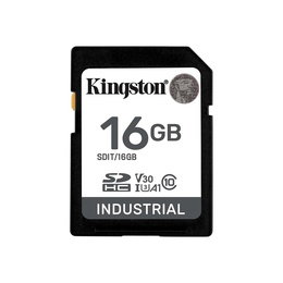  Kingston | SDHC/SDXC SD | Flash Memory Card | 16 GB | Black