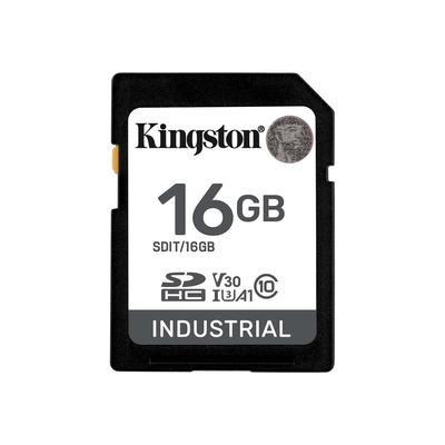  Kingston | SDHC/SDXC SD | Flash Memory Card | 16 GB | Black