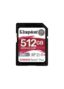 Kingston SDXC II V60 React Plus | SDR2V6/512GB | 512 GB | SDXC | Flash memory class Class 10