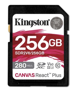  Kingston | Canvas React Plus | 256 GB | SD | Flash memory class 10  Hover