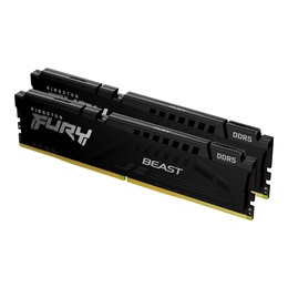  Kingston KF560C30BBEK2-32 32GB 6000MT/s DDR5 CL30 DIMM (Kit of 2) FURY Beast Black EXPO | Kingston