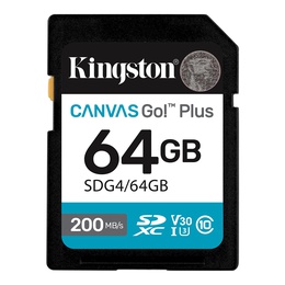  Kingston | Canvas Go! Plus | 64 GB | SD | Flash memory class Class 10
