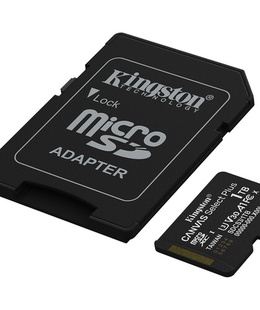  Kingston Memory card | Canvas Select Plus | 1000 GB | microSD | Flash memory class Class 10  Hover