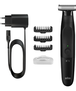  Braun Beard Trimmer | Series XT 3100 | Cordless | Number of length steps 3 | Black  Hover