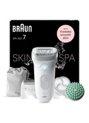 Epilātors Braun | Epilator | Silk-épil SE7-081 | Operating time (max) 40 min | Number of power levels 1 | Wet & Dry | White