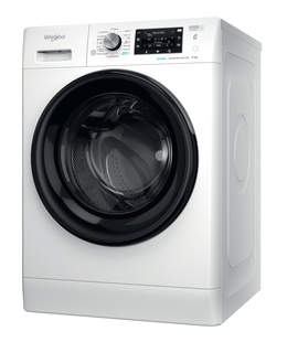 Veļas mazgājamā  mašīna Whirlpool Washing machine | FFD 9489 BV EE | Energy efficiency class A | Front loading | Washing capacity 9 kg | 1400 RPM | Depth 63 cm | Width 59.5 cm | LCD | Steam function | White  Hover