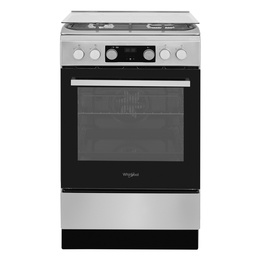 Virtuves plīts Whirlpool Cooker | WS5G8CHX/E/1 | Hob type Gas | Oven type Electric | Stainless steel | Width 50 cm | LED | Depth 60 cm | 60 L